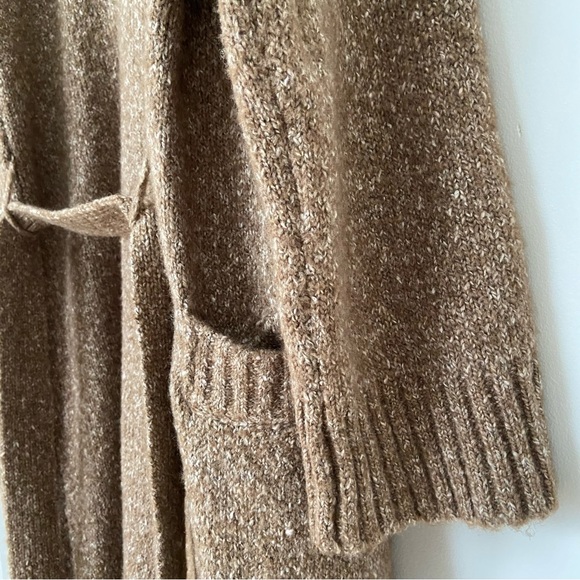 ASTR The Label Lorrie Belted Longline Cardigan in Hazelnut Brown size Medium - Picture 10 of 12
